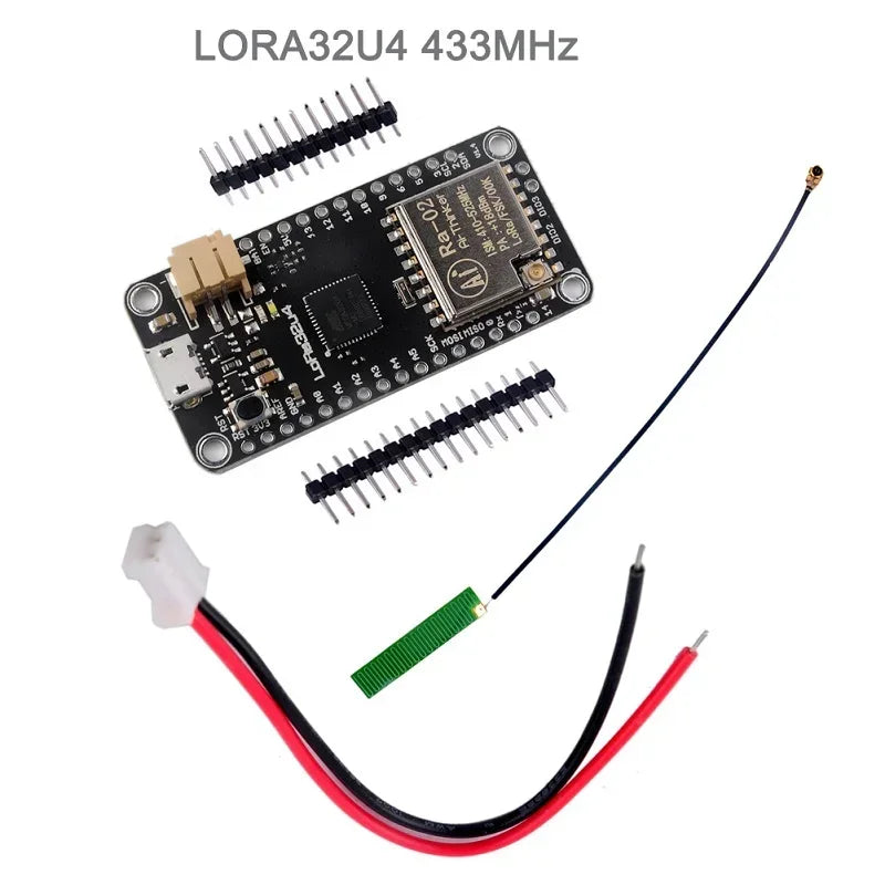 RCmall LoRa32u4 II Lora Module IOT Development Board LiPo SX1276 868MHz 915MHz 433MHz LoRa Kit for Arduino LoRaWAN