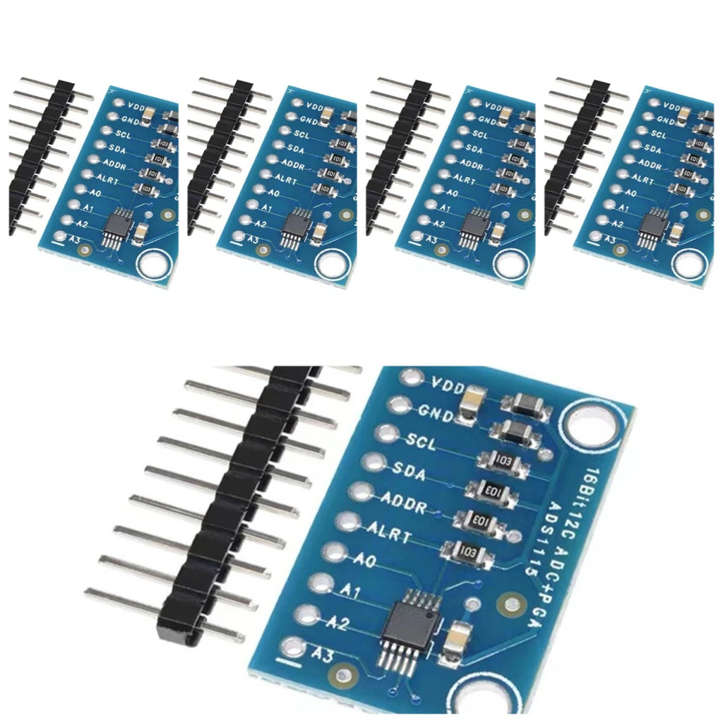 High Performance 4-Channel 16-Bit ADS1115 ADC Module - Analog-to-Digital Converter Development Board