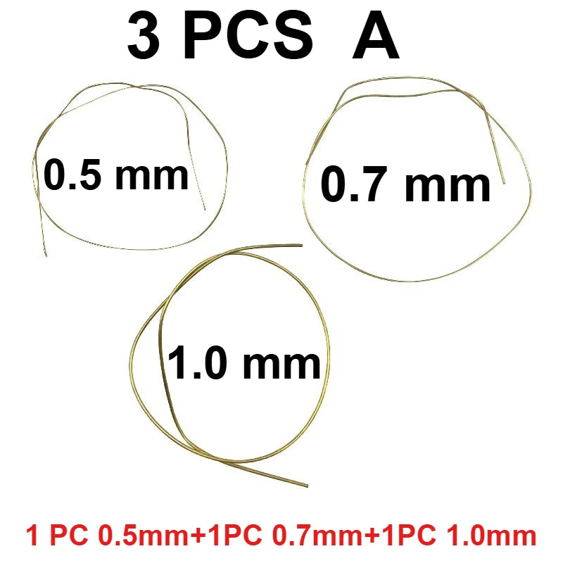 Silver Solder Wire Low Temperature Easy-Flow Low Melting Point Solder Rods (0.5/0.7/1.0/1.5mm Diameter) for Jewelry Welding