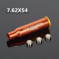 12GA 20GA .308 .223 5.45x39 7.62x39 9x19mm.338 Gauge Red Laser Bore Sighter Training Bullet Boresighter CAL Cartridge Caliber