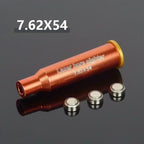 12GA 20GA .308 .223 5.45x39 7.62x39 9x19mm.338 Gauge Red Laser Bore Sighter Training Bullet Boresighter CAL Cartridge Caliber