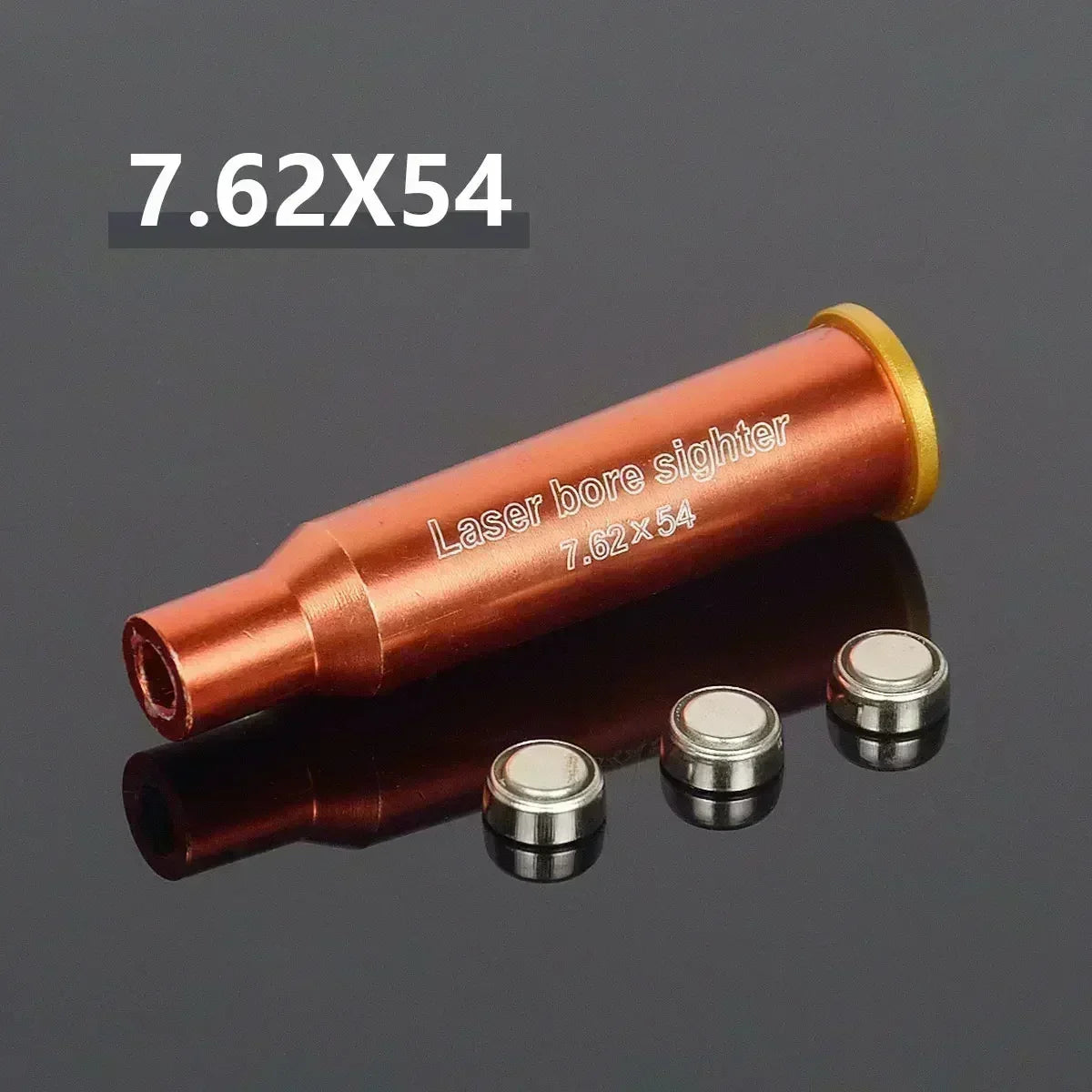 12GA 20GA .308 .223 5.45x39 7.62x39 9x19mm.338 Gauge Red Laser Bore Sighter Training Bullet Boresighter CAL Cartridge Caliber