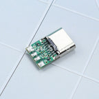 USB 3.1 Type-C Jack Connector 16Pin Female Socket Receptacle USB-C Adapter to Solder Cable 6 Solder Joints with CC1 CC2 5.1K