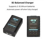 B3 20W Balance Charger for 2-3S LiPo, 7.4V 11.1V Fast RC Battery Charger for Plane Car Boat Model