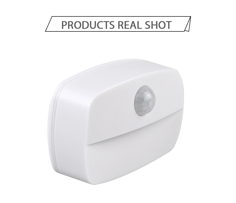 LED Night Light with Motion Sensor Cabinet Lamp Wireless Bedside Nightlight Battery Power For Bedroom Closet Stairs Lighting
