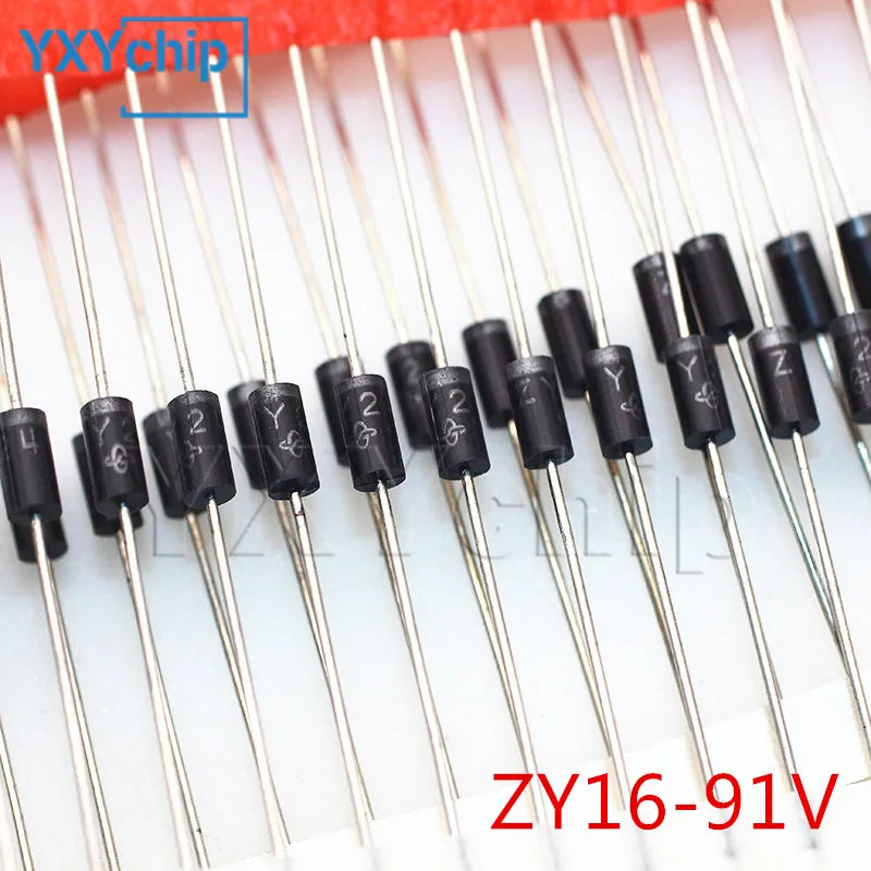 50PCS 2W Zener Diode ZY16 ZY18 ZY20 ZY22 ZY24 ZY27 ZY30 ZY33 ZY36 ZY39 ZY43 ZY47 ZY51 ZY56 ZY62 ZY68 ZY75 ZY82 ZY91 DO-204AM