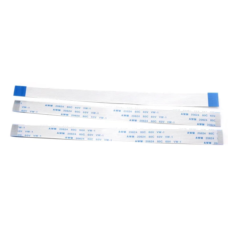 10PCS Flat Flexible Cable FFC FPC AWM 20624 80C 60V VW-1 1.0MM Pitch 4P to 40P Various Pin Options Available