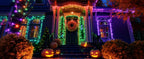 RGB Leather LED Fairy Lights 10M 40M Smart Bluetooth Music Light String IP65 Holiday Garland Decoration
