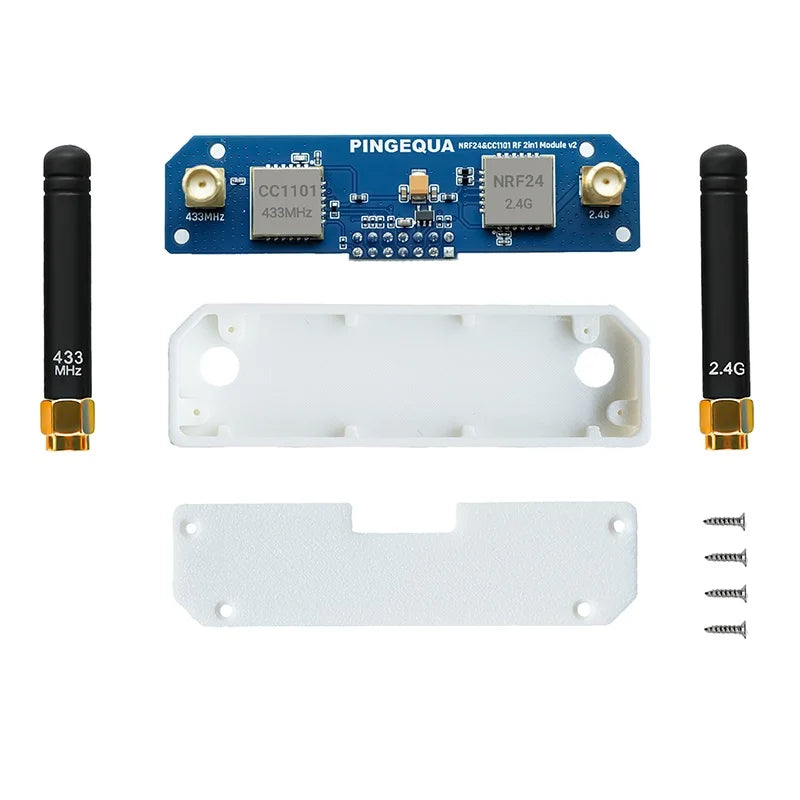 M5Stack Cardputer ADV RF Module CC1101 433MHz & NRF24 2.4G Dual Chip, Enhanced Antenna, Auto Switching Hydra RF 424 PINGEQUA