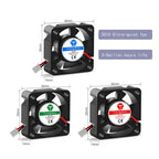 5010/4020/4010/3010 5V/12V/24V Cooling Turbo Fan Brushless 2Pin For 3D Printer Extruder DC Cooler Blower Part Plastic Fans