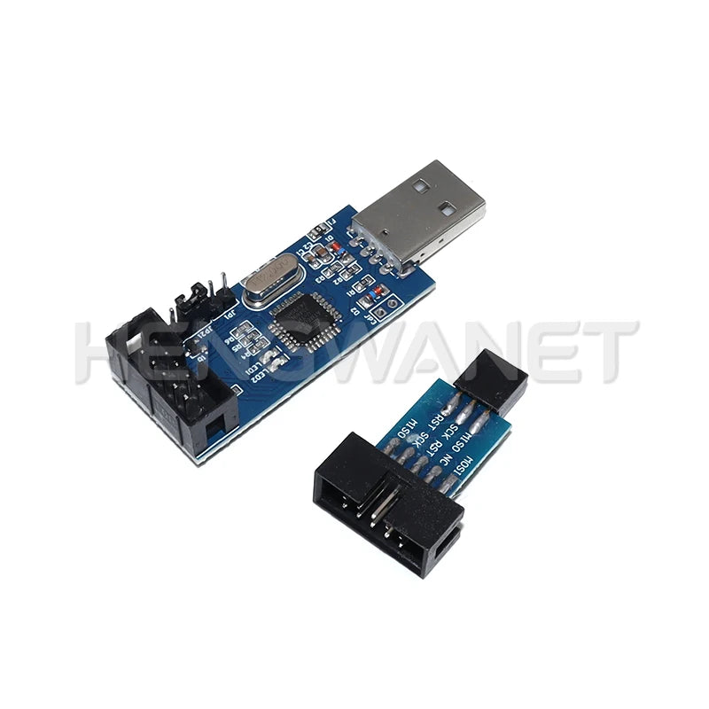 ATMEGA128 Support Win7 64K 10Pin To 6 Pin Adapter Board USBASP USBISP AVR Programmer USB ISP USB ASP ATMEGA8