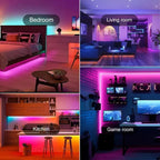 5050 RGB LED Strip Light SMD USB Remote&APP Control Bluetooth Flexible Tape Diode Ribbon for Living Room Bedroom TV Backdrop