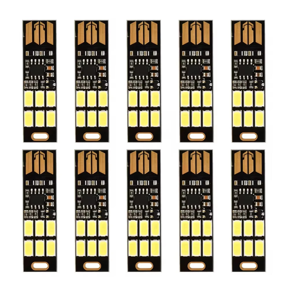 Mini USB LED Night Lamp Dimmable SMD 5730 USB Book Light Touch Control 6 leds Light For Laptop PC Book Reading Table Lamp