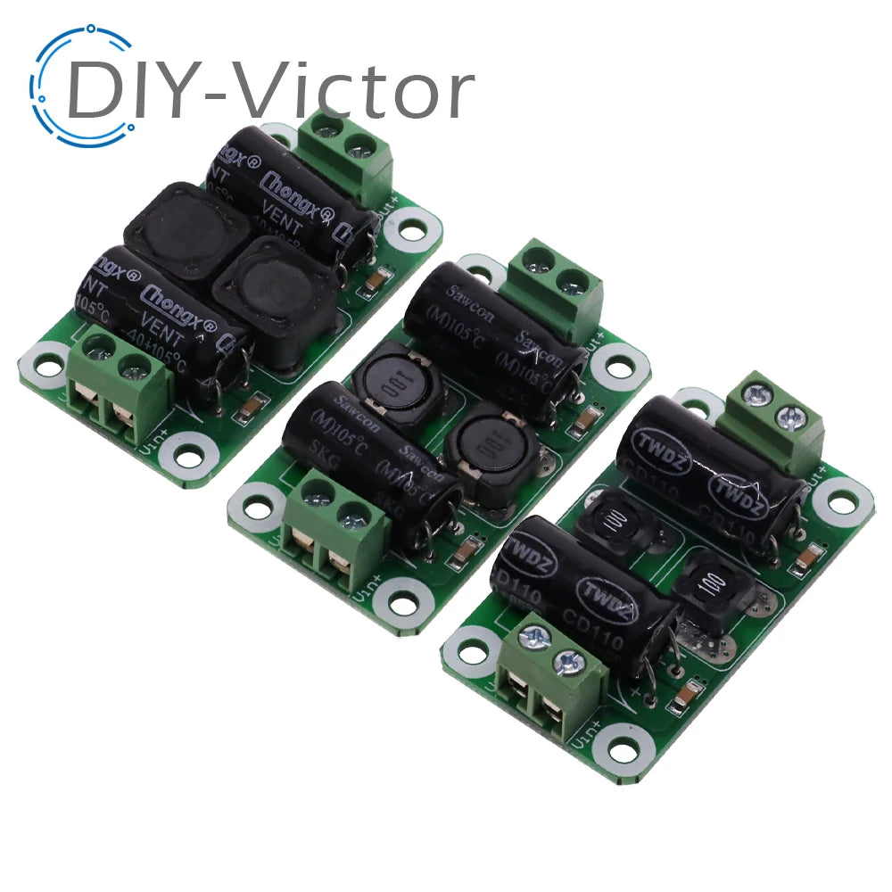 0-50V 2-4A DC Power Supply Filter Board Class D Power Amplifier Interference Suppression Board Car EMI Industrial Control Panel