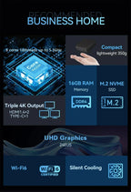 Windows 11 Pro Mini Pc Intel i9 10980HK i3 6100U Mini PC Computer 16GB 32GB RAM 1TB SSD Gaming PC Wifi 6 BT5.2 Mini PC Desktop