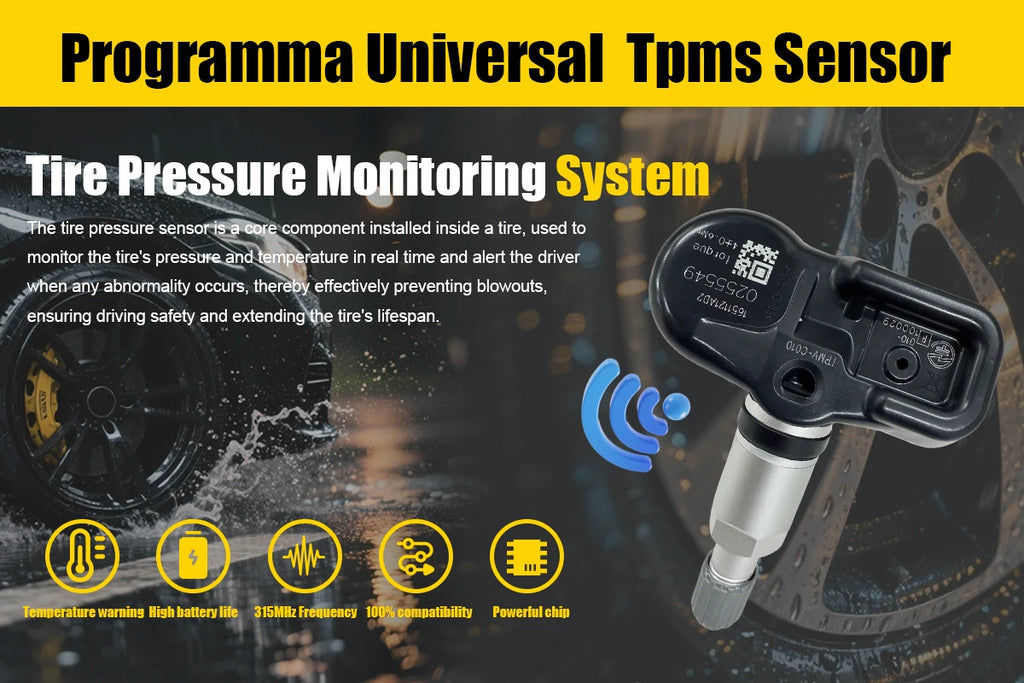 4PCS 315MHz Tire Pressure Monitoring Sensor TPMS PMV-C010 For Toyota Yaris Camry Corolla Lexus NX RX Compatible With 4260706020
