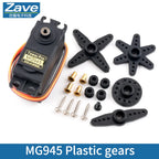 SG90 MG90S MG945 MG995 MG996 Servo Motor Suitable for Arduino UNO DIY Robot Arm Helicopter Ship Model Metal/Plastic Gears