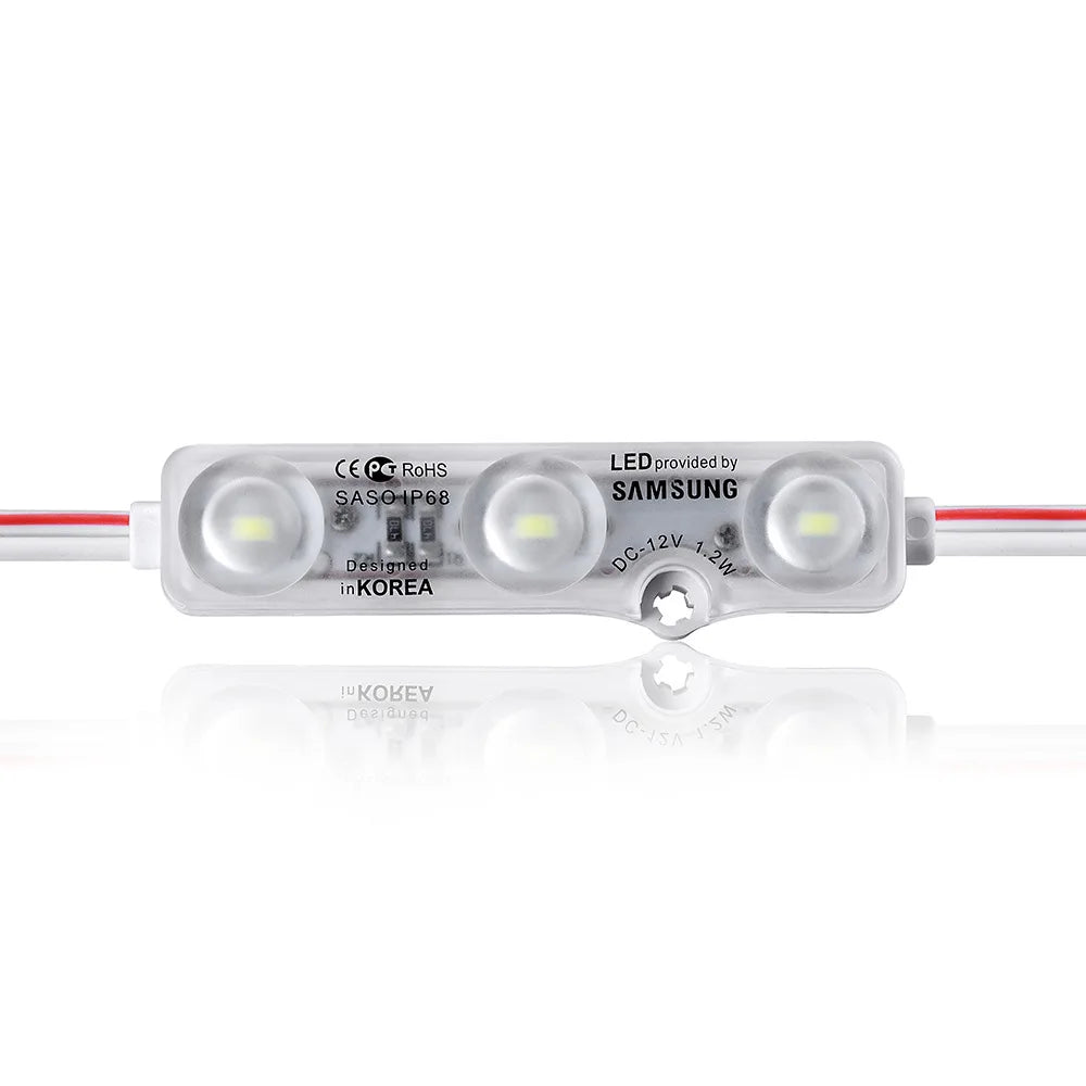 10pcs DC12V 5730 3 LED Module Light Injection Waterproof IP68 Cool / Warm White for Advertisement Shop Signboard Lighting Decor