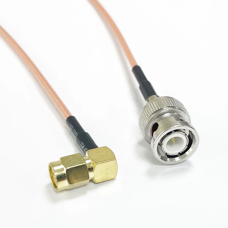 SMA to BNC Bulkhead Cable 50 Ohm SMA Male to BNC Female RG316 Coaxial Cable Jumper for Ham Radio Scanner Antenna Wi-Fi