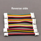 5Pcs PH2.0 Connector Cable 26AWG 10/20/30cm Double Head Terminal Wire, Same/Reverse Side Jumper Cable for Arduino Electronics