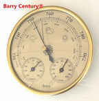 High Quality Precision Aneroid 128mm 3 in 1 Barometer with Thermometer and Hygrometer Humidity Tester Meter Outdoor Fishing