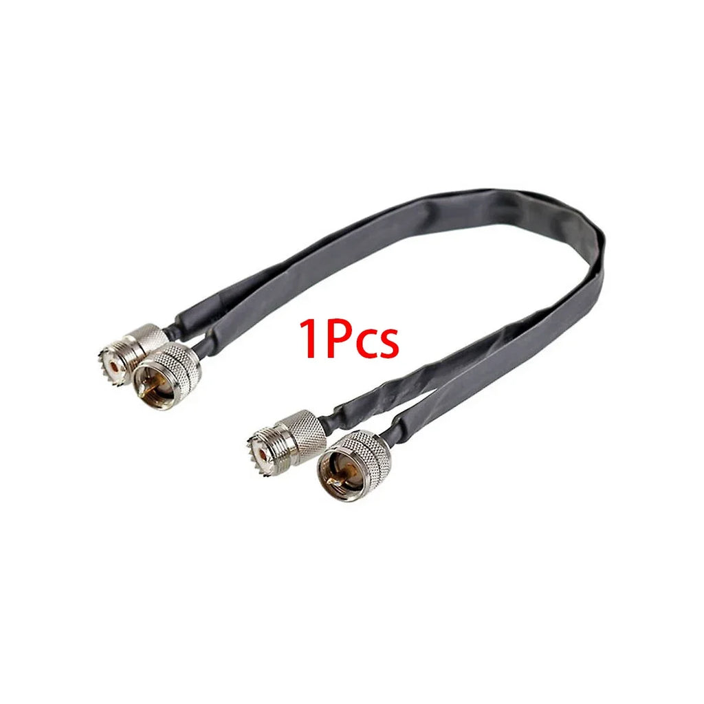 Door/Window Pass Through Flat RF Coaxial Cable BNC Male Female to BNC Q9 Male 50 Ohm RF Coax Pigtail Extension Cord Wire