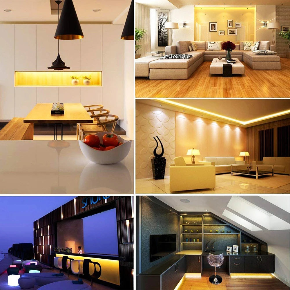 3mm 5mm COB LED Strip 12V 24V Dimmable 3000K 4000K 6000K High Density Flexible LED Light For Home Decor RA90 LED Strip Lights