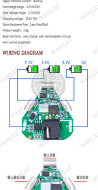 3S 12.6V 6A BMS Li-ion Lithium Battery Protection Board 18650 Power Bank Balancer Battery Equalizer Board for Electric Drill
