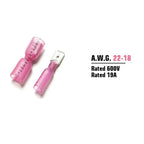 20/50/100PCS Male Female Heat Shrink Spade Crimp Terminal Waterproof Insulated Butt Electrical Wire Connector Cable Terminal Kit