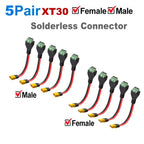 XT30 Connector Plug with Sheath Housing Male/Female XT30 Plugs and Welding Fixtures For RC Lipo Battery Cars Drones Airplane