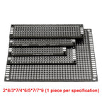 5PCS/Lot 2*8/3*7/4*6/5*7/7*9CM Double Side Prototype DIY Universal Printed Circuit PCB Board Protoboard PCB Kit Breadboard Set