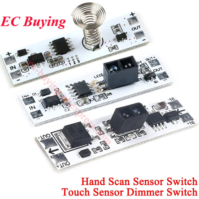 10Pcs/1pc Short Distance Scan Sensor Capacitive Touch Switch PIR Motion Sensor Switch Module 3A Constant Voltage For Smart Home