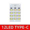 5730 smd 5V 430mA~470mA White Mirco Usb 5730 LED lighting panel USB mobile light Emergency light night light