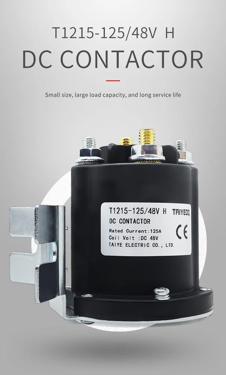 Accessories 12V 24V 48V DC Pump Contactor Relay 125A Contactor For Pallet Truck