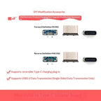 2/5pcs M85K USB Connector Type C USB 2.0 Data Transfer Data Power Adapter DIY Repair Adapte Modification Accessories