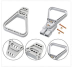 OMCH 50A 120A 175A 350A Double Pole with Copper Contact Power Connectors Accessories Handle Soft Rubber Dust Cover