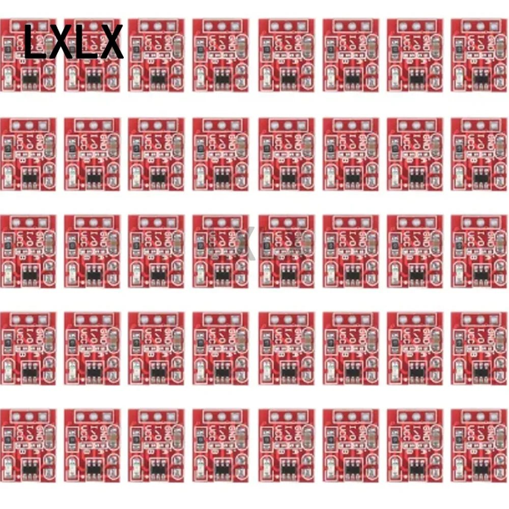 100 TTP223 Touch Key Modules Self-Locking Tap Action Capacitive Switches Single Circuit Retrofit