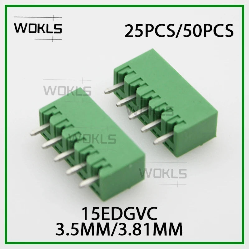KF2EDGKN 3.5MM 2P ~ 12P PCB PLUG-IN TERMINAL BlOCKS  15EDGKN-3.5