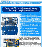 Type-C USB 2S 3S 4S  BMS 4.5V-15V 18W 2A Lithium Battery Charging Module Support QC Fast Charge With Temperature Protection