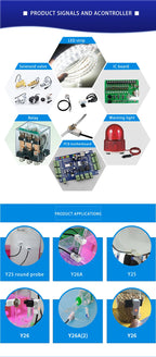 XKC-Y26 Non-contact Liquid Level Sensor External-attached Pipeline Water Level Sensor Liquid Sensor Liquid Detection Switch