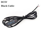 1Pcs USB Plug DC5V LED Light Source SMD5730 LED Light Beads Ring Chip with Black 1.5M Switch Cable 5W 10W 12W White /Warm Light.