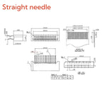 10Pcs 1.0mm FPC/FFC Connector LCD Flexible Flat Cable Socket Double Row 4/5/6/7/8/9/10/11/12/14/16/18/20/22/24/26/28/30/31 Pin