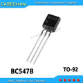 100Pcs NEW and Original TO-92 BC547B BC547