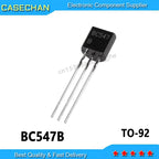 100Pcs NEW and Original TO-92 BC547B BC547