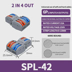 1 In Multiple Out Push-in Electrical Wire Connector Terminal Block Universal Fast Wiring Cable Connectors For Cable Connection