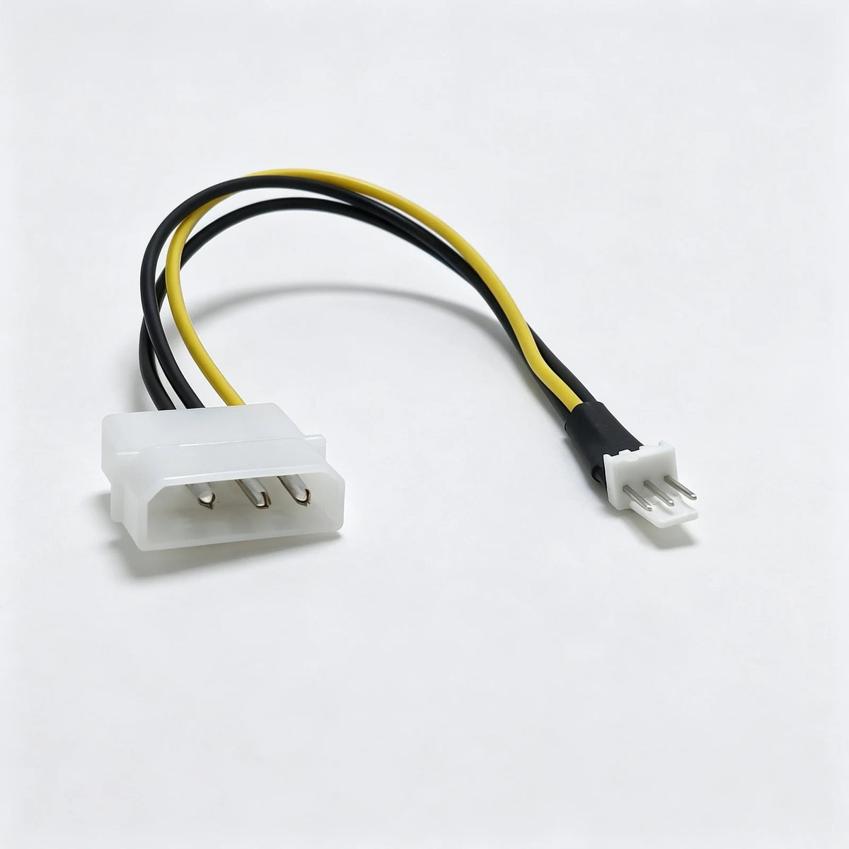1 PCS 20cm 4 Pin Molex IDE To 3 Pin PC Computer CPU Case Fan Power Connector Cable Adapter