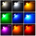 10pcs 3W High Power LED Chip Lamp Bulb 110-120LM Bead Line Emitter Diode White Red Green Blue Yellow DIY Led Light Decoration
