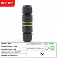 ip68 waterproof connector led connector2/3/4/5/6Pin Adapter terminal Outdoor rain proof of electric wireNo welding for screws