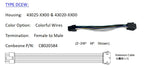 43025-0800 to 43020-0800 Extension Cable, 430250800 to 430200800 Female to Male Cable, Molex Micro Fit 3.0 Cable, 8P