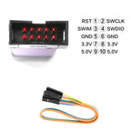 1/5PCS ST LINK Stlink ST-Link V2 Mini STM8 STM32 Simulator Download Programmer Programming With Cover A41 for Arduino